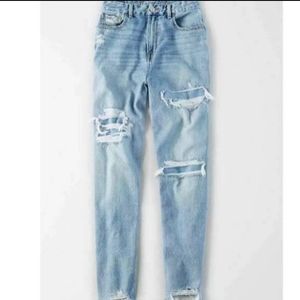 Destroyed A&E Curvy Mom Jean